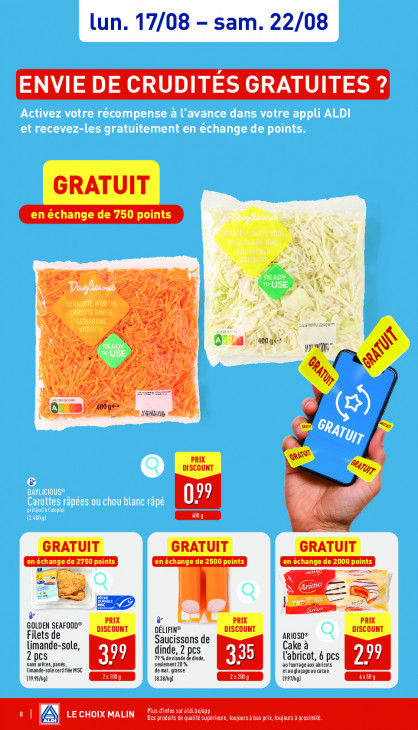 Aldi Dépliant 17.08.2026