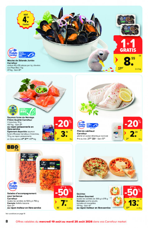 Carrefour Dépliant 19.08.2026