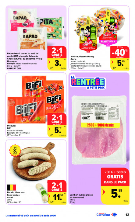 Carrefour Dépliant 19.08.2026