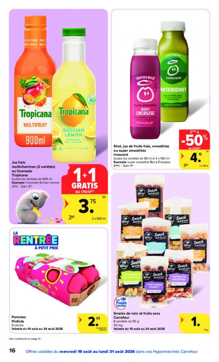 Carrefour Dépliant 19.08.2026