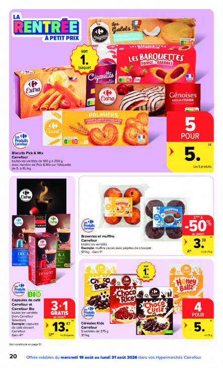 Carrefour Dépliant 19.08.2026