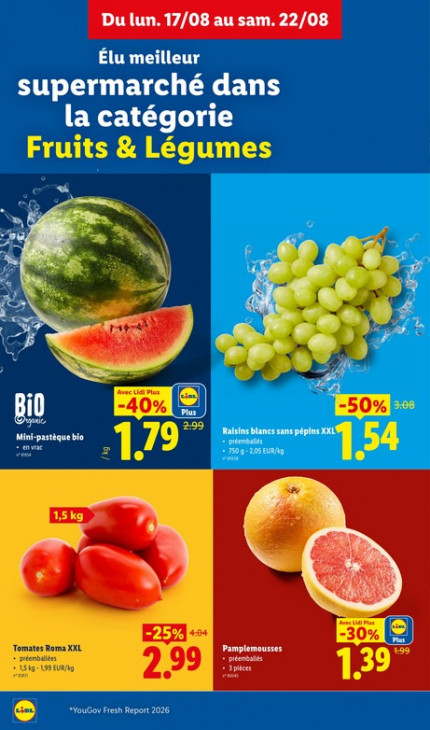 Lidl Dépliant 17.08.2026
