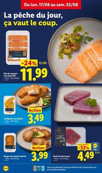 Lidl Dépliant 17.08.2026