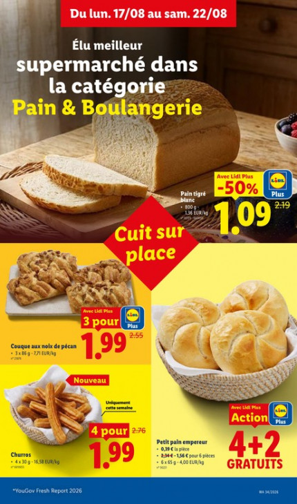 Lidl Dépliant 17.08.2026