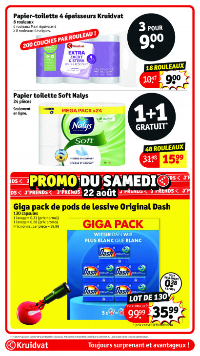 Kruidvat Dépliant 18.08.2026