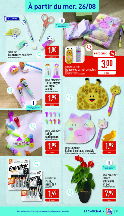Aldi Dépliant 24.08.2026
