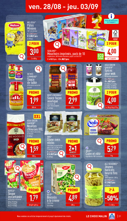 Aldi Dépliant 24.08.2026