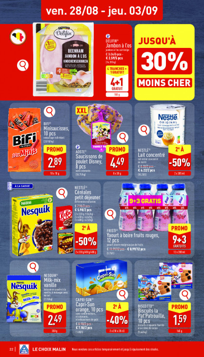 Aldi Dépliant 24.08.2026