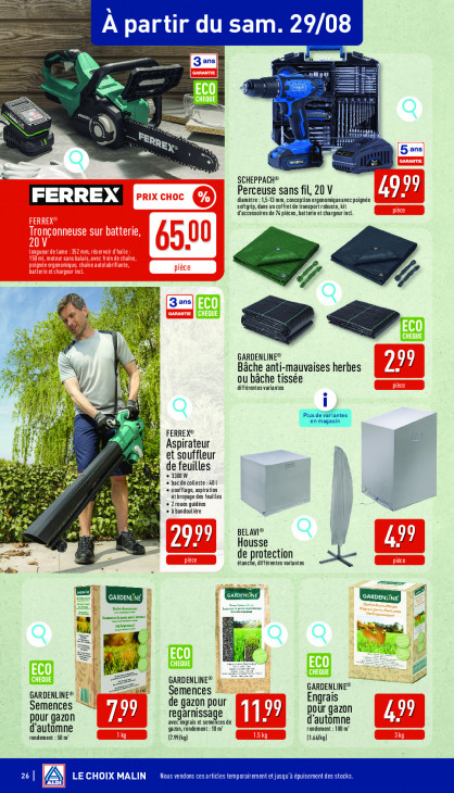 Aldi Dépliant 24.08.2026