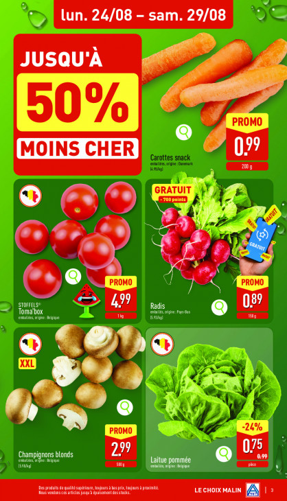 Aldi Dépliant 24.08.2026