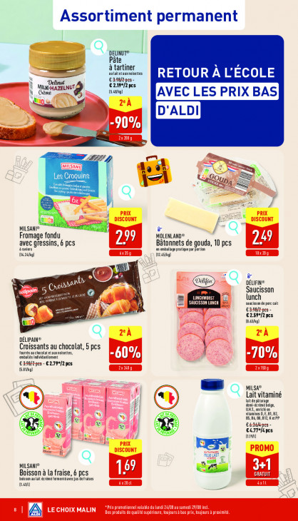 Aldi Dépliant 24.08.2026