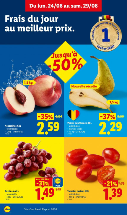 Lidl Dépliant 24.08.2026