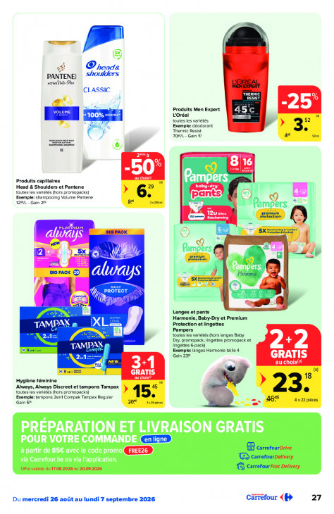 Carrefour Dépliant 26.08.2026
