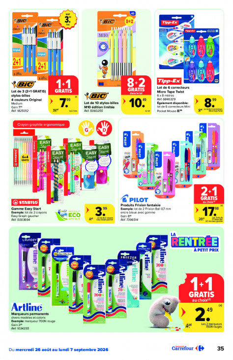 Carrefour Dépliant 26.08.2026