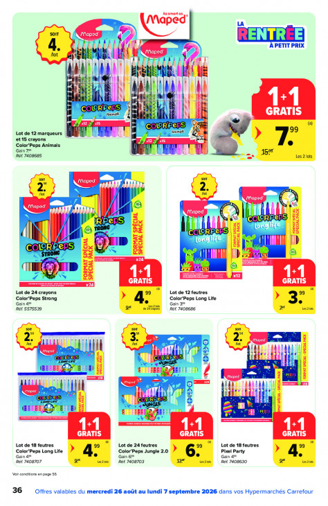Carrefour Dépliant 26.08.2026