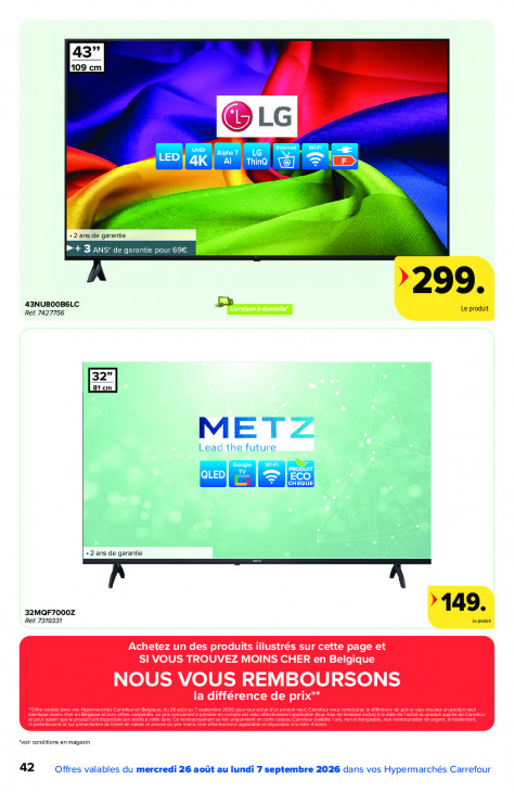 Carrefour Dépliant 26.08.2026