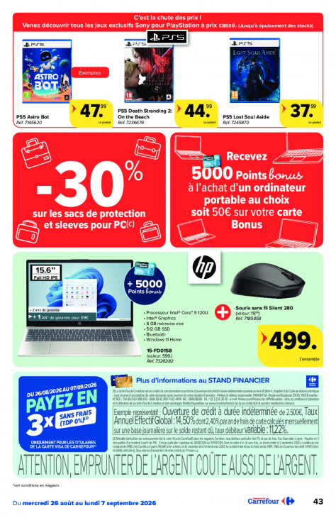 Carrefour Dépliant 26.08.2026
