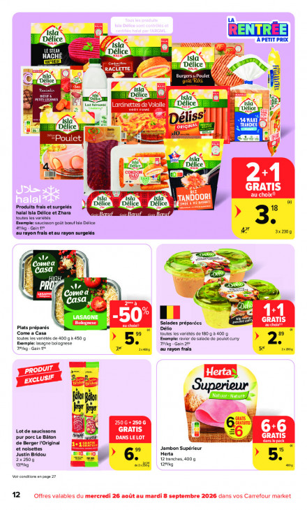 Carrefour Dépliant 26.08.2026