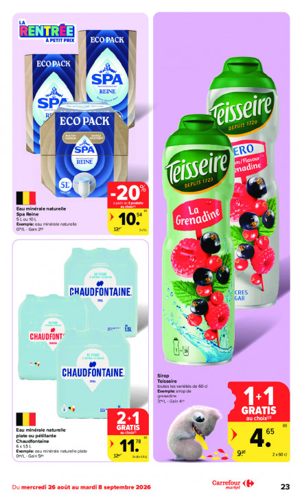 Carrefour Dépliant 26.08.2026