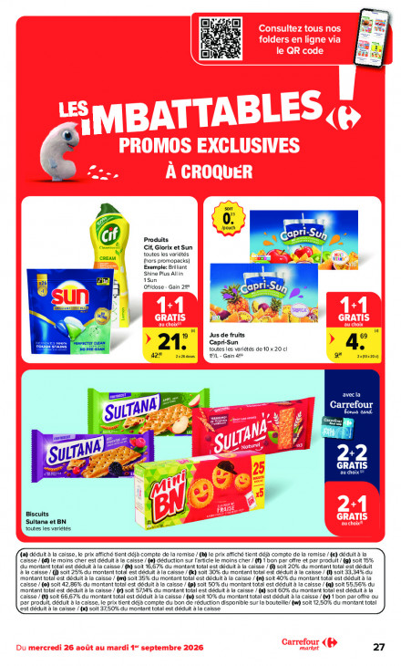 Carrefour Dépliant 26.08.2026