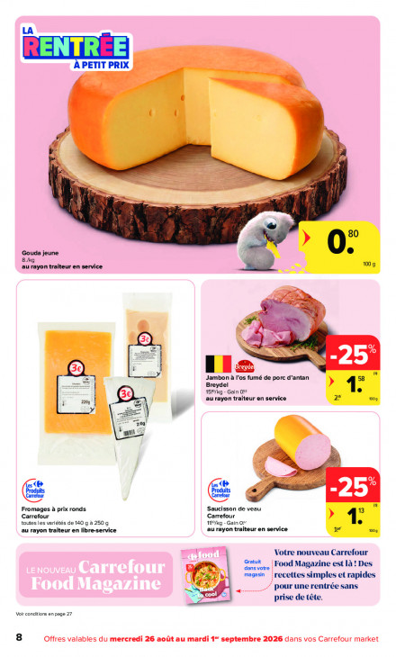 Carrefour Dépliant 26.08.2026