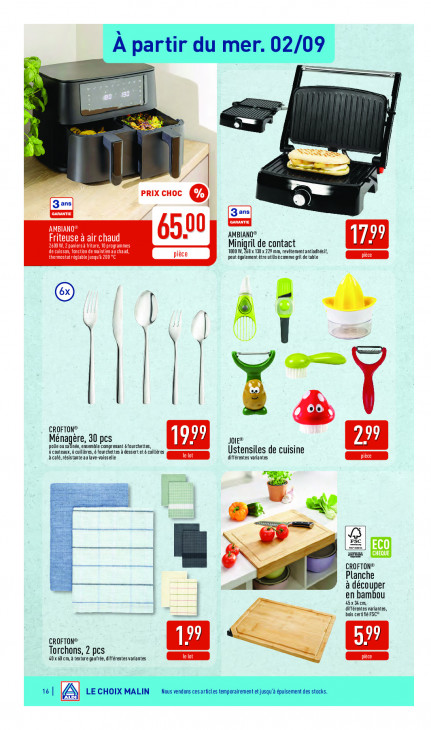 Aldi Dépliant 31.08.2026