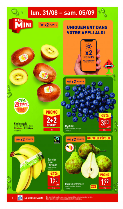 Aldi Dépliant 31.08.2026