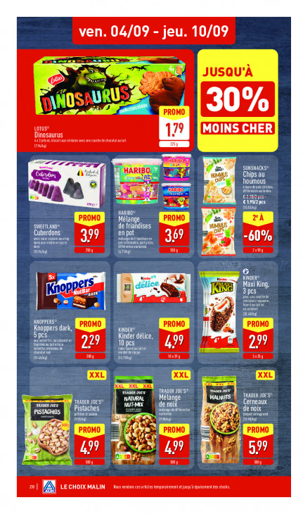 Aldi Dépliant 31.08.2026