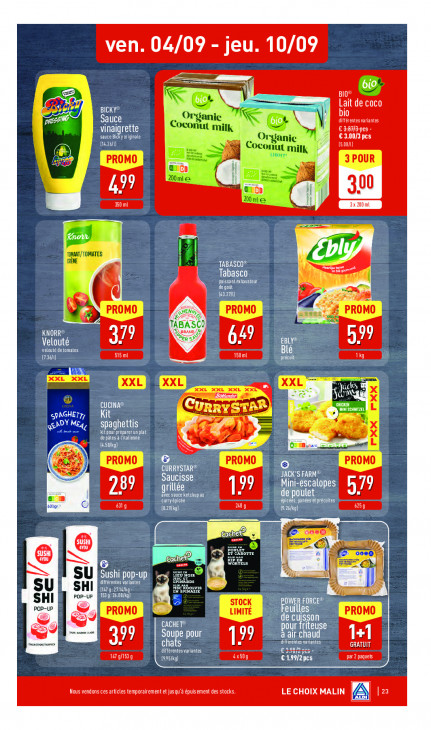 Aldi Dépliant 31.08.2026