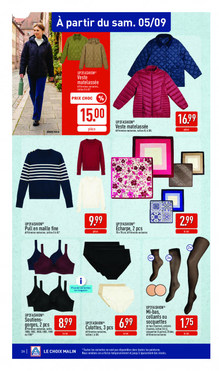 Aldi Dépliant 31.08.2026