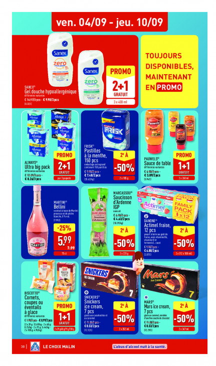 Aldi Dépliant 31.08.2026