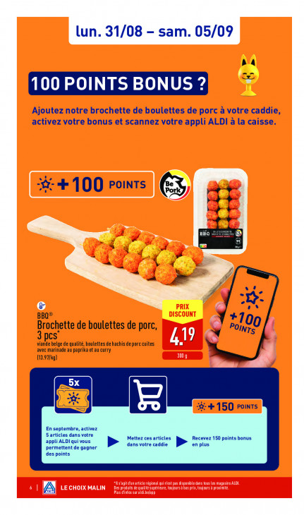 Aldi Dépliant 31.08.2026