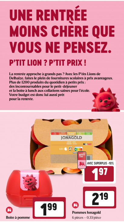 Delhaize Dépliant 27.08.2026