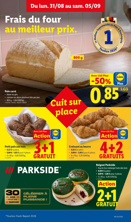 Lidl Dépliant 31.08.2026