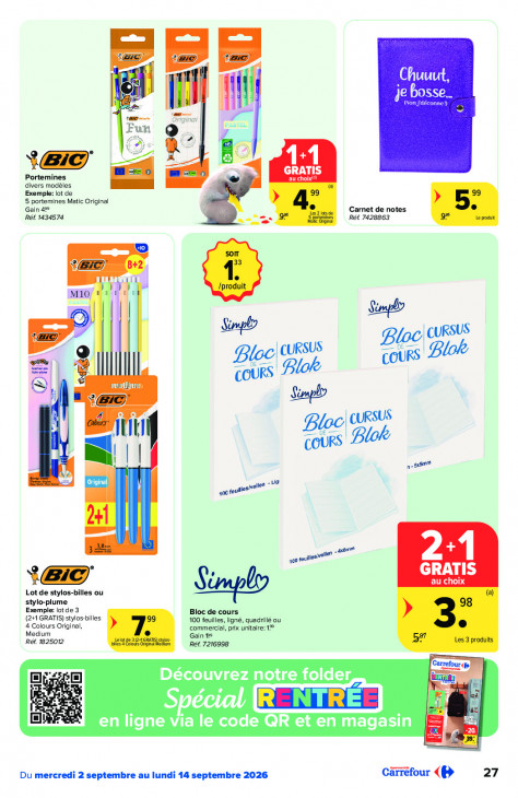 Carrefour Dépliant 02.09.2026