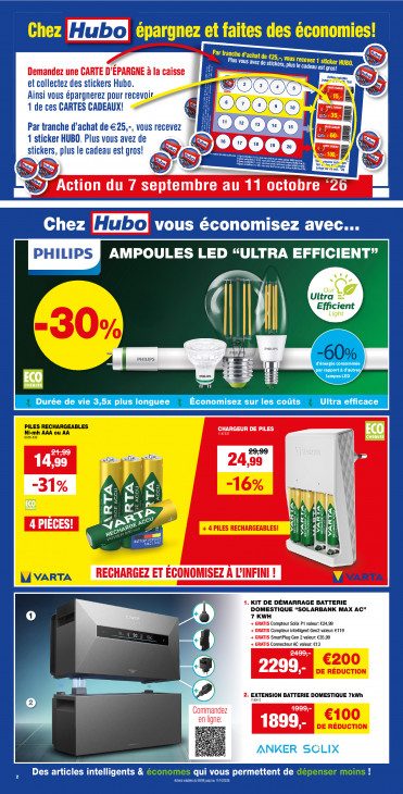 Hubo Dépliant 09.09.2026