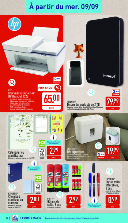 Aldi Dépliant 07.09.2026
