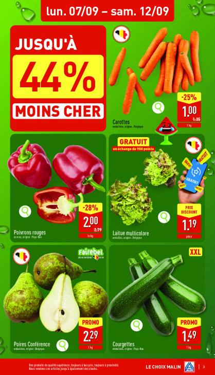 Aldi Dépliant 07.09.2026