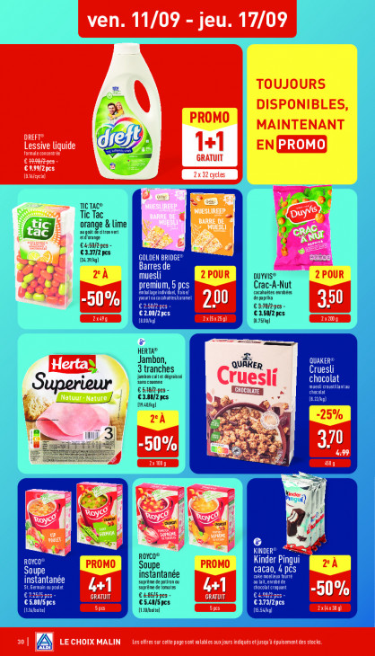Aldi Dépliant 07.09.2026