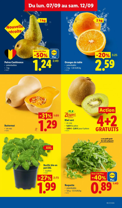 Lidl Dépliant 07.09.2026