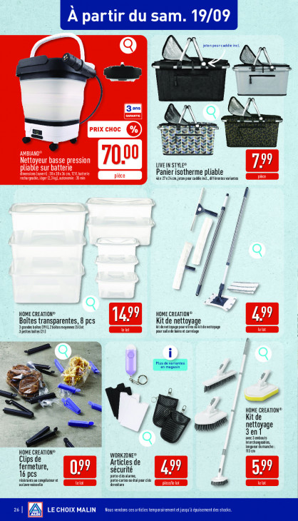 Aldi Dépliant 14.09.2026