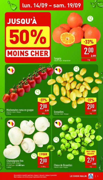 Aldi Dépliant 14.09.2026