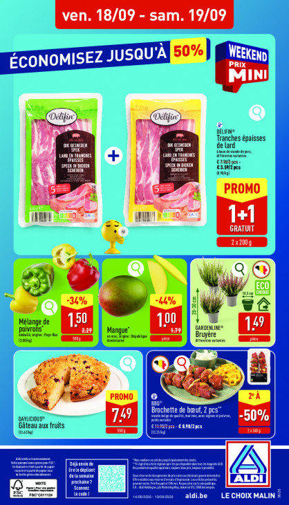 Aldi Dépliant 14.09.2026