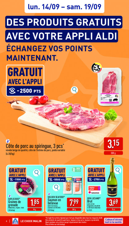 Aldi Dépliant 14.09.2026