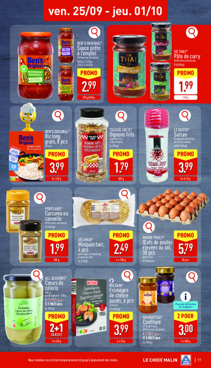 Aldi Dépliant 21.09.2026