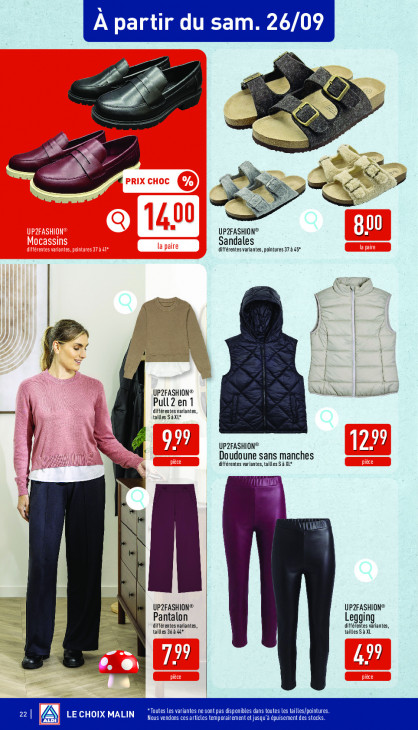 Aldi Dépliant 21.09.2026