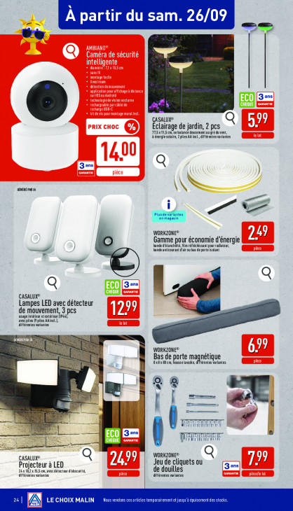 Aldi Dépliant 21.09.2026