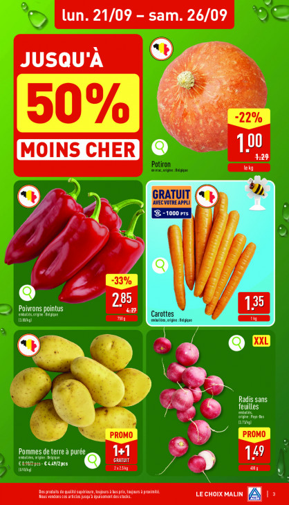 Aldi Dépliant 21.09.2026