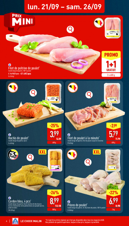 Aldi Dépliant 21.09.2026