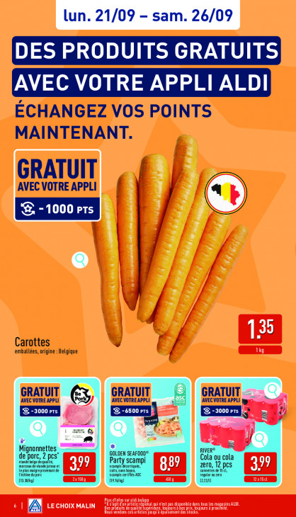 Aldi Dépliant 21.09.2026